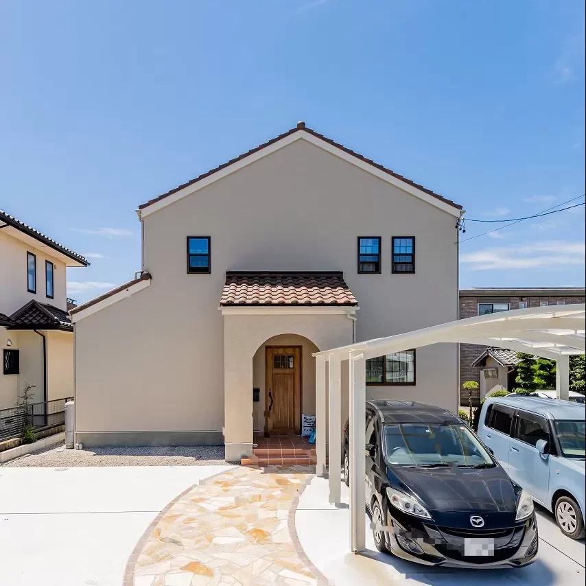 ぬくもりが感じられるカフェスタイルの家