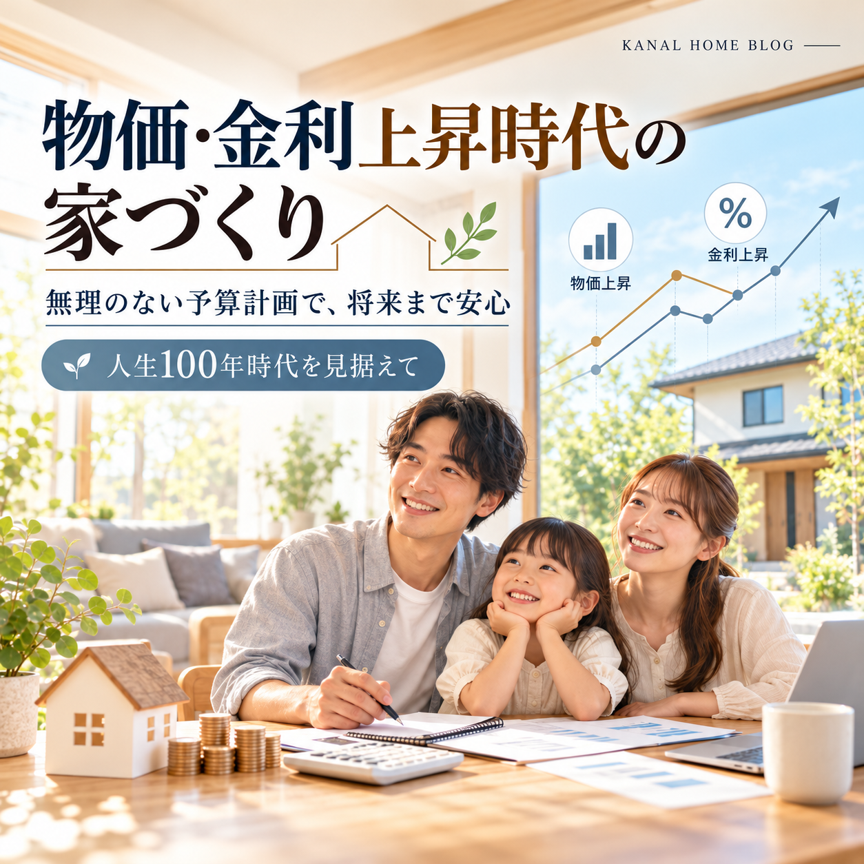 物価も金利も上がる時代。これからの家づくりで本当に大切なお金の話